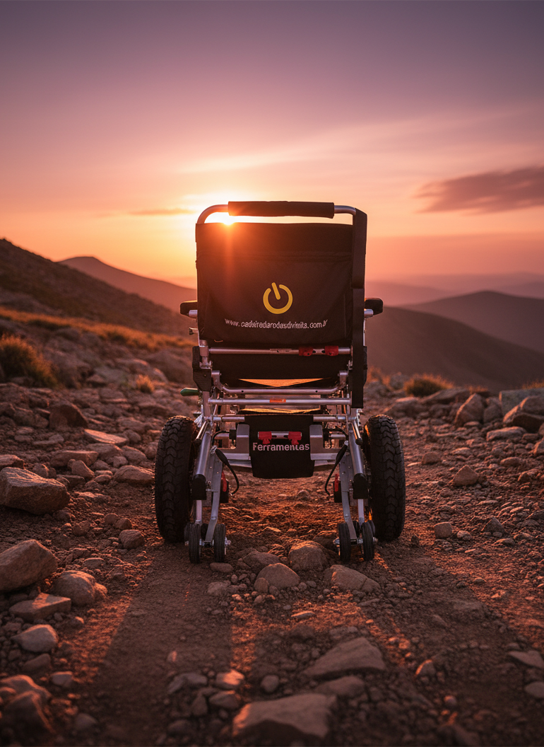 High-performance Full Power quick-release accessory for electric wheelchairs